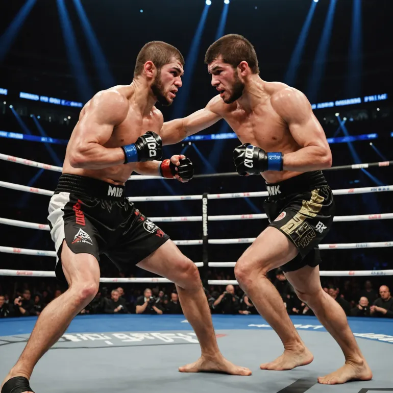 Тест: помните, как Хабиб побил опасного американца, а Махачев — великого чемпиона?