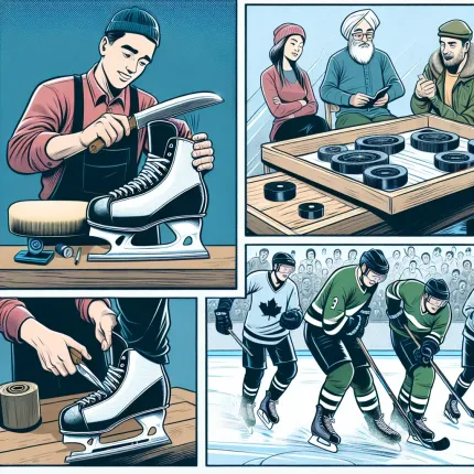 Затачивание коньков для хоккея: Искусство, Улучшающее Вашу Игру