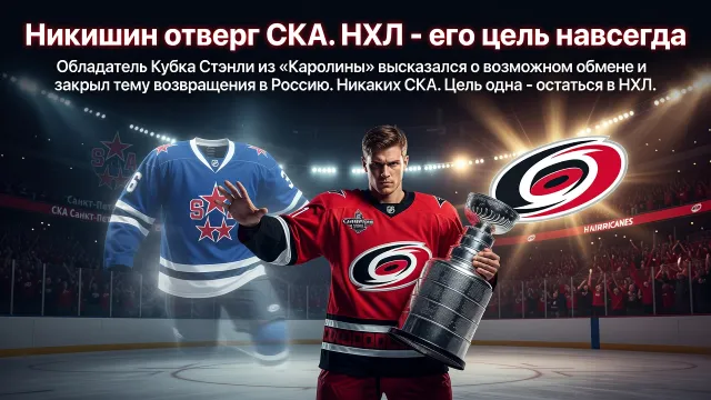 Никишин отверг СКА. НХЛ - его цель навсегда